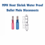 หางปลาหัวระเบิดตัวผู้ กันน้ำ MPH Heat Shrink Water Proof Bullet Male Disconnects 0