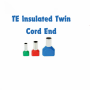 หางปลา คอร์ดเอ็น แบบสายคู่TE lnsulated Twin Cord End 0